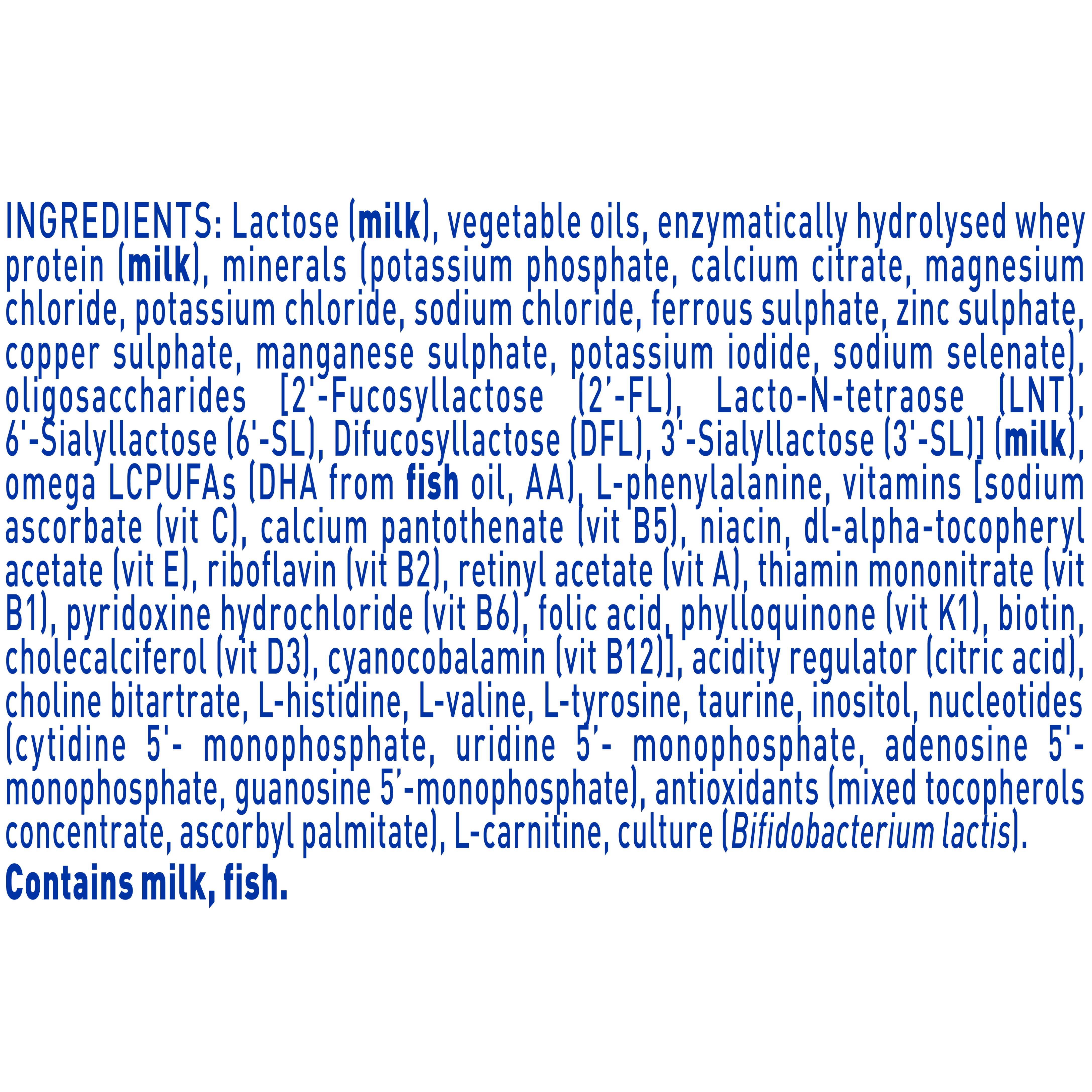 NAN SUPREMEpro 1 800g - Ingredients