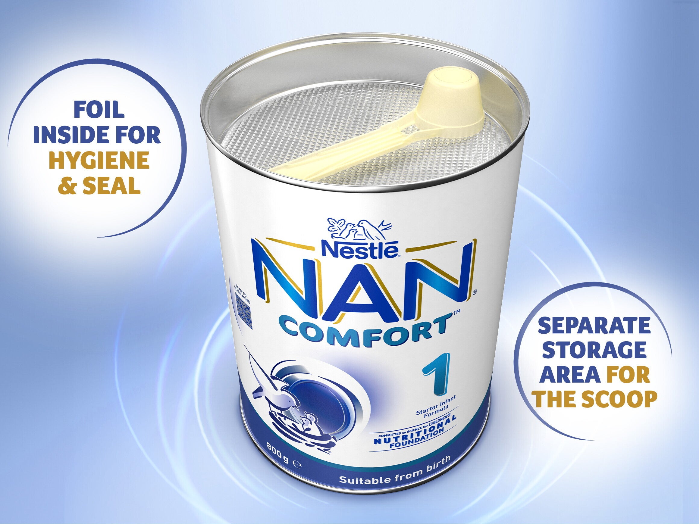 NAN COMFORT 1 800g - Scoop Area