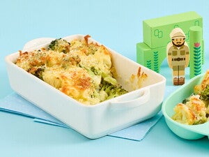 Broccoli and Cauliflower Cheese Bake